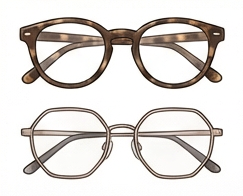 NYMK - 太縁のボストン, 多角形フレーム